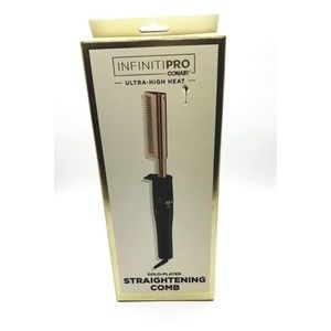 InfinitiPro by Conair Gold-Plated Straightening Comb - Ultra-High Heat